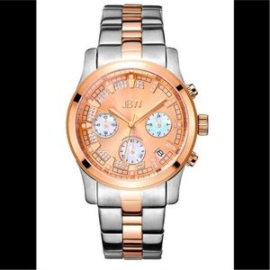 JBW Alessandra Diamond Bracelet Watch 38mm 0.21ctw